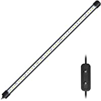 Los mejores  - NICREW Luz Sumergible de Blanca y Azul LED para Acuario- Luz Plantado 8W 38cm Subacuática para Tanque con Pez- Lámpara…